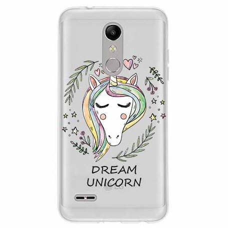 Etui na LG K10 2018, Dream unicorn, Jednorożec EtuiStudio