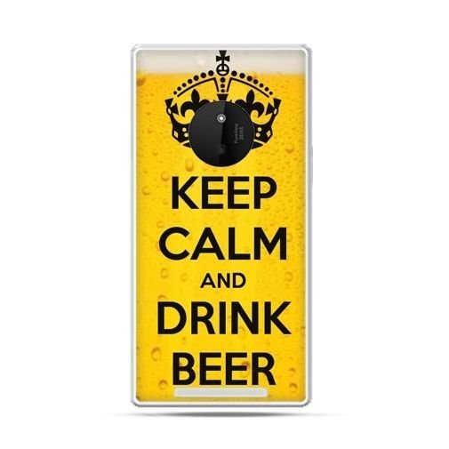 Etui na Lumia 830, Keep calm and drink beer EtuiStudio