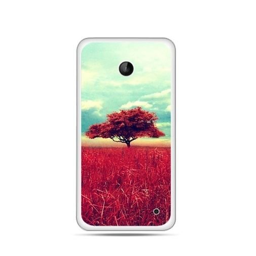 Etui na Nokia Lumia 630, czerwone drzewo EtuiStudio