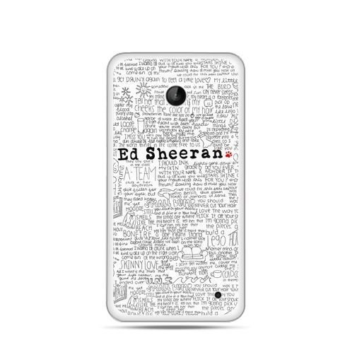 Etui na Nokia Lumia 630, Ed Sheeran białe poziome EtuiStudio