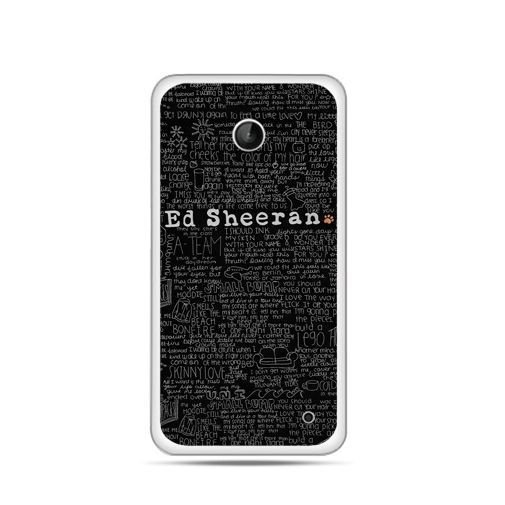Etui na Nokia Lumia 630, ED Sheeran czarne poziome EtuiStudio