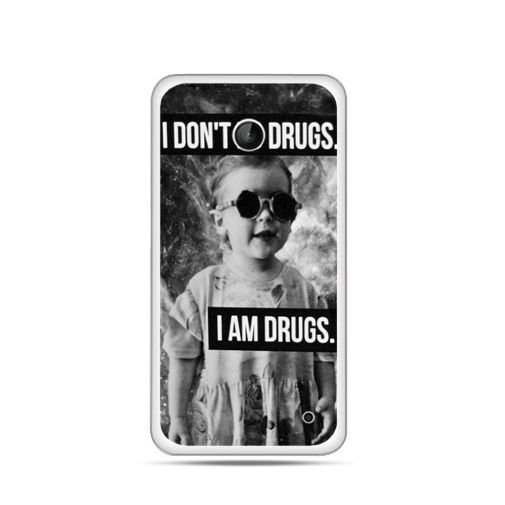 Etui na Nokia Lumia 630, I don`t do drugs I am drugs EtuiStudio