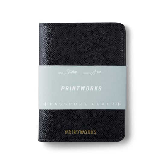 Etui na paszport - czarne PRINTWORKS Printworks