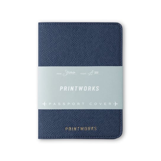 Etui na paszport - granatowe PRINTWORKS Printworks