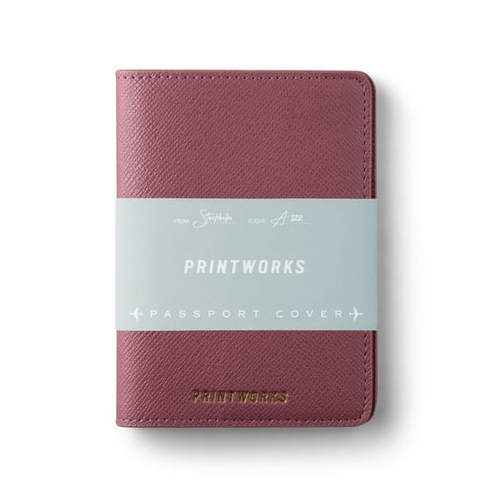 Etui na paszport - różowe PRINTWORKS Printworks