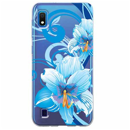 Etui na Samsung Galaxy A10, niebieski kwiat północy EtuiStudio