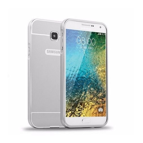 Etui na Samsung Galaxy A3 2016, aluminium, bumper, srebrny EtuiStudio