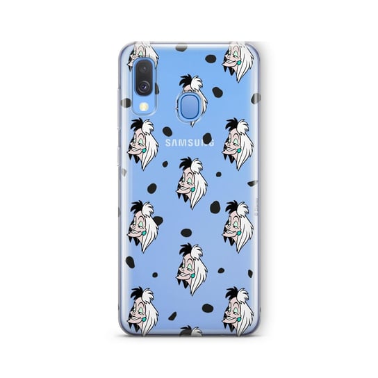 Etui na SAMSUNG Galaxy A40 DISNEY Cruella 005 Disney