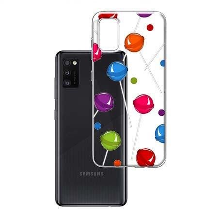Etui na Samsung Galaxy A41 - Kolorowe lizaki. EtuiStudio