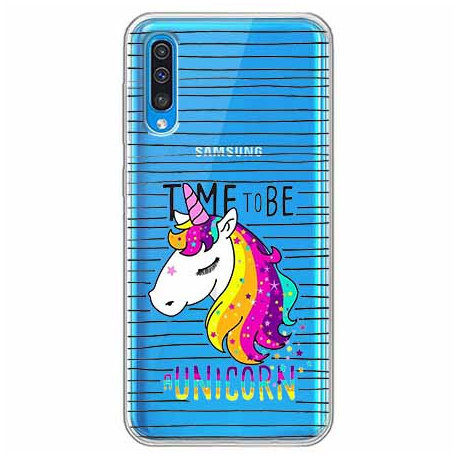 Etui na Samsung Galaxy A50, Time to be unicorn, Jednorożec EtuiStudio