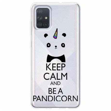Etui na Samsung Galaxy A51, Keep Calm  Pandicorn EtuiStudio