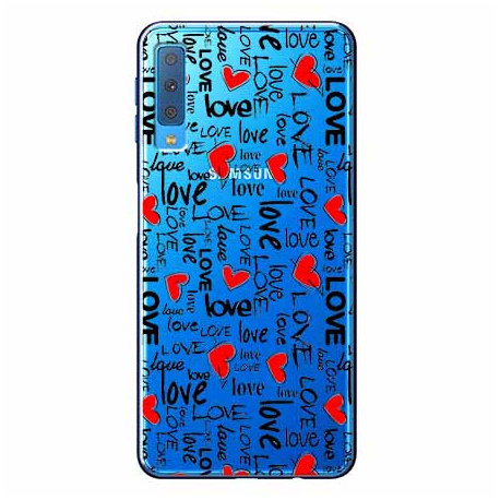 Etui na Samsung Galaxy A7 2018, Love, love, love EtuiStudio