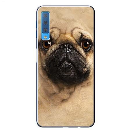 Etui na Samsung Galaxy A7 2018, Pies Szczeniak face 3d EtuiStudio