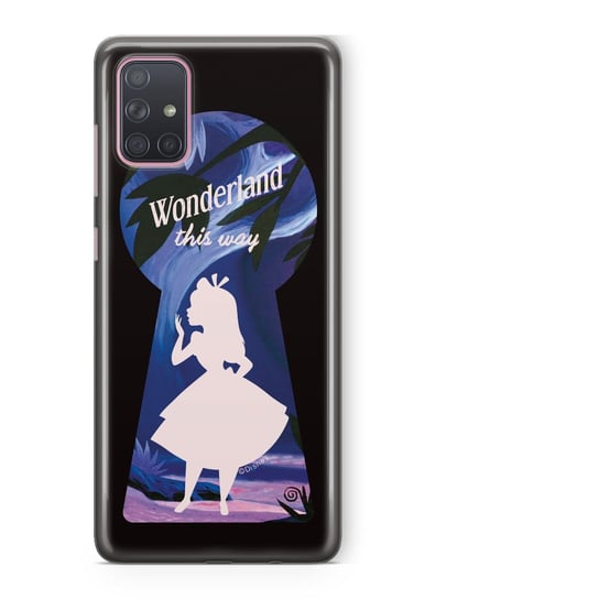 Etui na SAMSUNG Galaxy A71 DISNEY Alicja 007 Disney