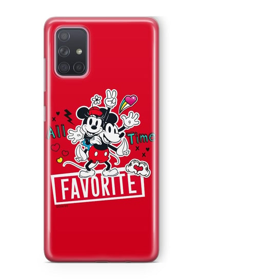 Etui na SAMSUNG Galaxy A71 DISNEY Mickey i Minnie 011 Disney