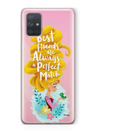 Etui na SAMSUNG Galaxy A71 DISNEY Roszpunka i Pascal 002 Disney