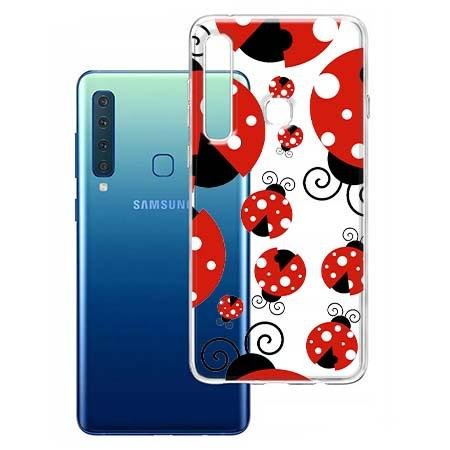 Etui na Samsung Galaxy A9 2018 - Czerwone wesołe biedronki. EtuiStudio
