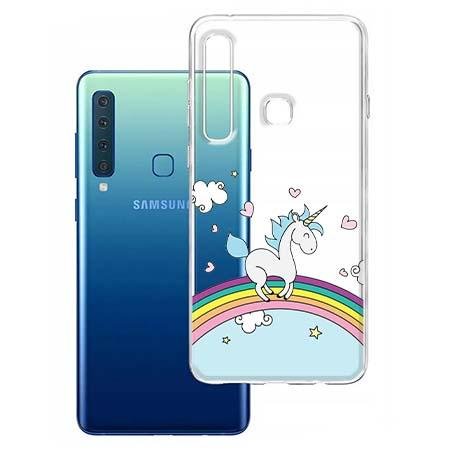 Etui na Samsung Galaxy A9 2018 - Jednorożec na tęczy. EtuiStudio