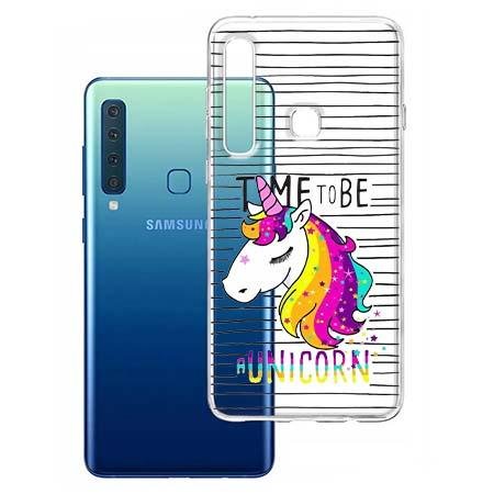 Etui na Samsung Galaxy A9 2018 - Time to be unicorn - Jednorożec. EtuiStudio