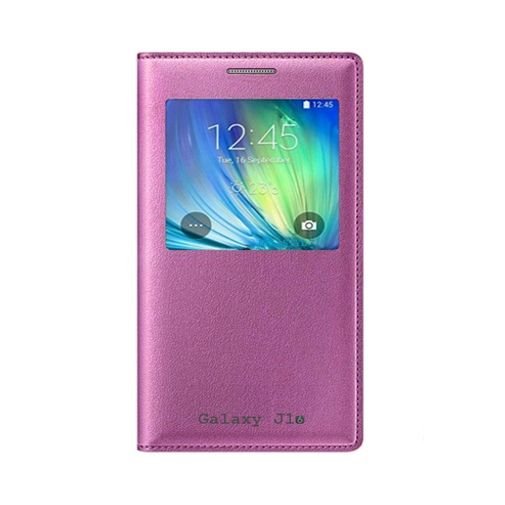 Etui na Samsung Galaxy J1 2016, z klapką, różowy EtuiStudio