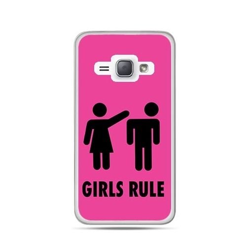 Etui na Samsung Galaxy J1 2016r, różowe Girls Rule EtuiStudio