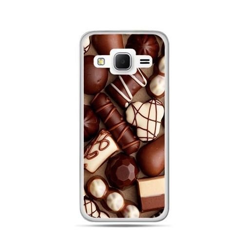 Etui na Samsung Galaxy J3 2016r, czekoladki EtuiStudio