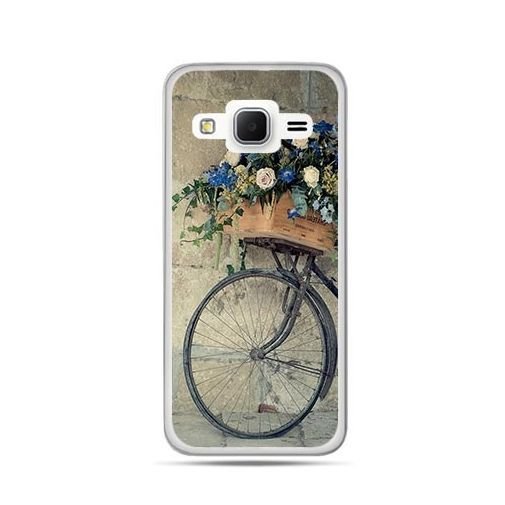 Etui na Samsung Galaxy J3 2016r, rower z kwiatami EtuiStudio