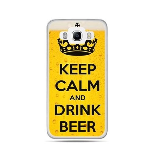 Etui na Samsung Galaxy J5 2016r, Keep calm and drink beer EtuiStudio