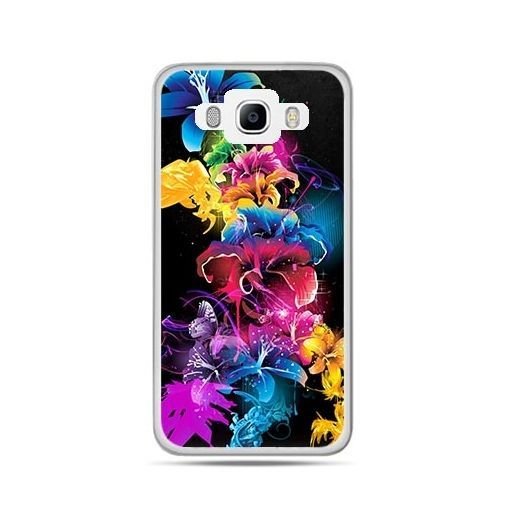 Etui na Samsung Galaxy J5 2016r, kolorowe kwiaty EtuiStudio