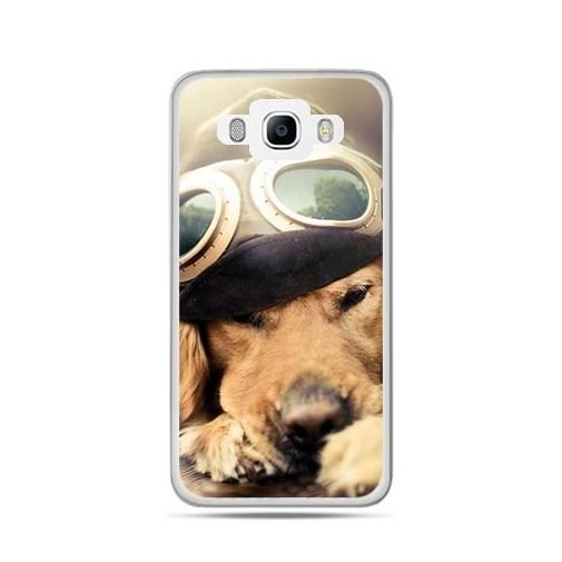 Etui na Samsung Galaxy J5 2016r, pies w okularach EtuiStudio
