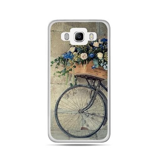 Etui na Samsung Galaxy J5 2016r, rower z kwiatami EtuiStudio