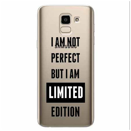 Etui na Samsung Galaxy J6 2018, I Am not perfect EtuiStudio