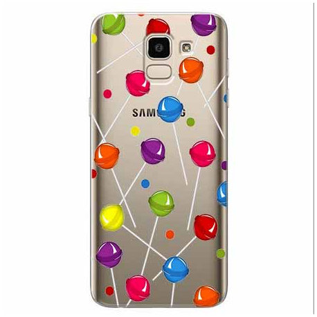 Etui na Samsung Galaxy J6 2018, Kolorowe lizaki EtuiStudio