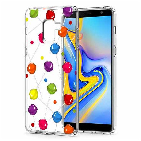 Etui na Samsung Galaxy J6 Plus, Kolorowe lizaki EtuiStudio