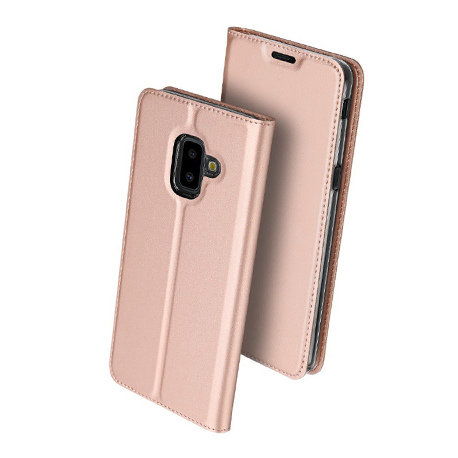 Etui na Samsung Galaxy J6 Plus, magnet pro skin, różowy EtuiStudio