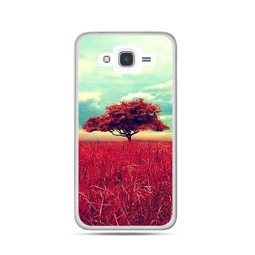 Etui na Samsung Galaxy J7 2016, czerwone drzewo EtuiStudio