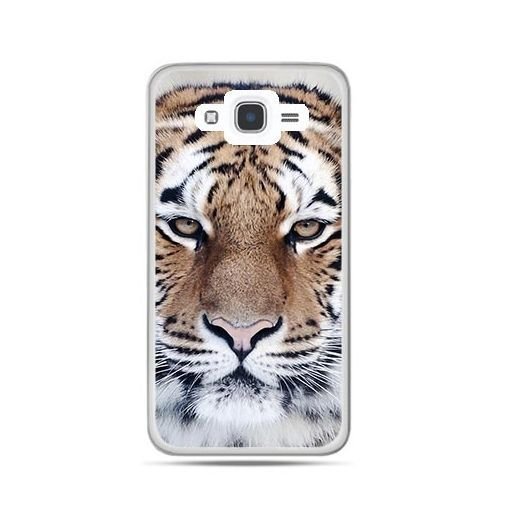 Etui na Samsung Galaxy J7 2016, śnieżny tygrys EtuiStudio