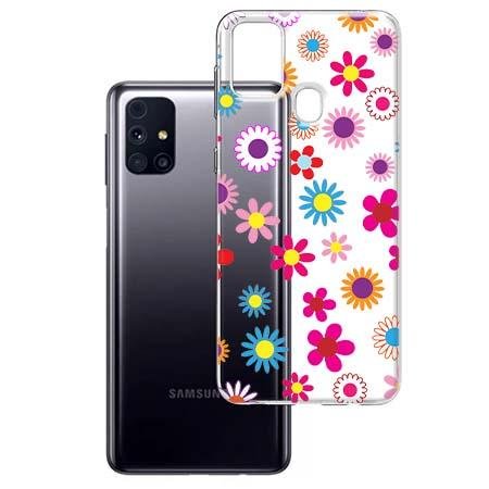Etui na Samsung Galaxy M31s - Kolorowe stokrotki. EtuiStudio