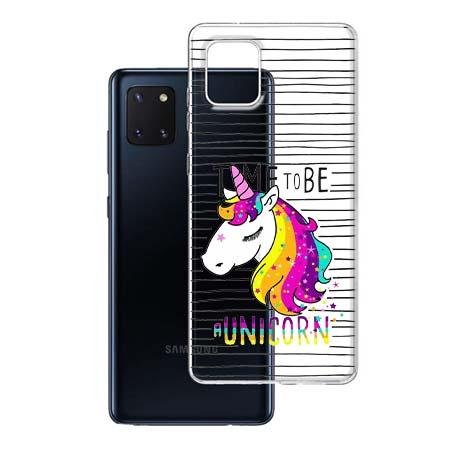 Etui na Samsung Galaxy Note 10 Lite - Time to be unicorn - Jednorożec. EtuiStudio