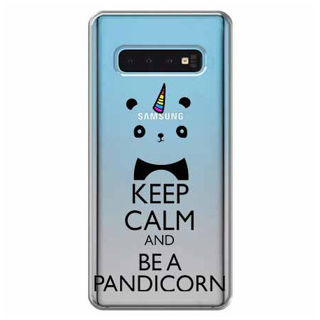 Etui na Samsung Galaxy S10 Plus, Keep Calm  Pandicorn EtuiStudio
