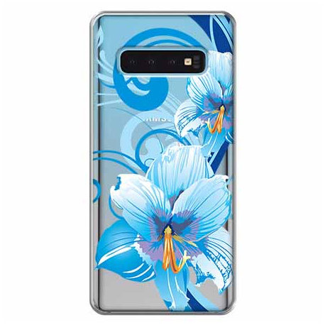 Etui na Samsung Galaxy S10 Plus, niebieski kwiat północy EtuiStudio