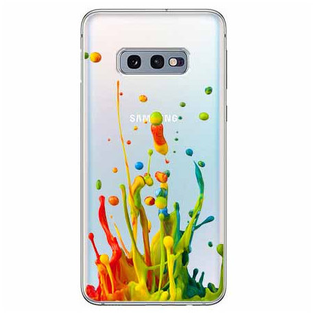 Etui na Samsung Galaxy S10e, Kolorowy splash EtuiStudio