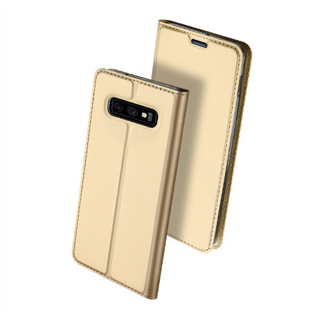 Etui na Samsung Galaxy S10e, magnet pro skin, złoty EtuiStudio