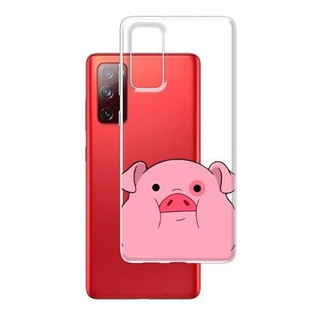 Etui na Samsung Galaxy S20 FE - Słodka różowa świnka. EtuiStudio
