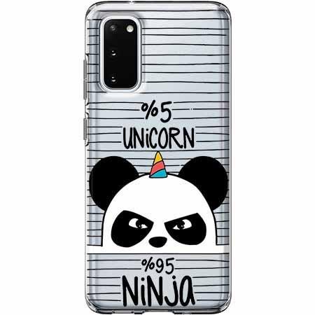 Etui na Samsung Galaxy S20 Plus - Ninja Unicorn - Jednorożec. EtuiStudio