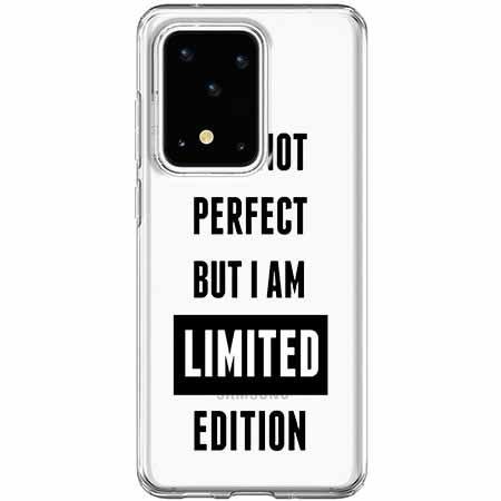 Etui na Samsung Galaxy S20 Ultra - I Am not perfect… EtuiStudio