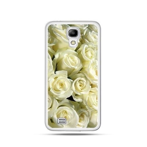 Etui na Samsung Galaxy S4 Mini ETUISTUDIO Białe Róże EtuiStudio