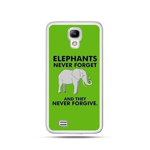 Etui na Samsung Galaxy S4 Mini ETUISTUDIO Elephant never forget EtuiStudio