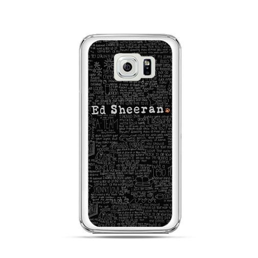 Etui na Samsung Galaxy S6 Edge Plus, ED Sheeran czarne poziome EtuiStudio