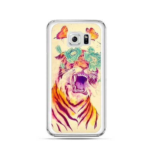 Etui na Samsung Galaxy S6 Edge Plus, egzotyczny tygrys EtuiStudio